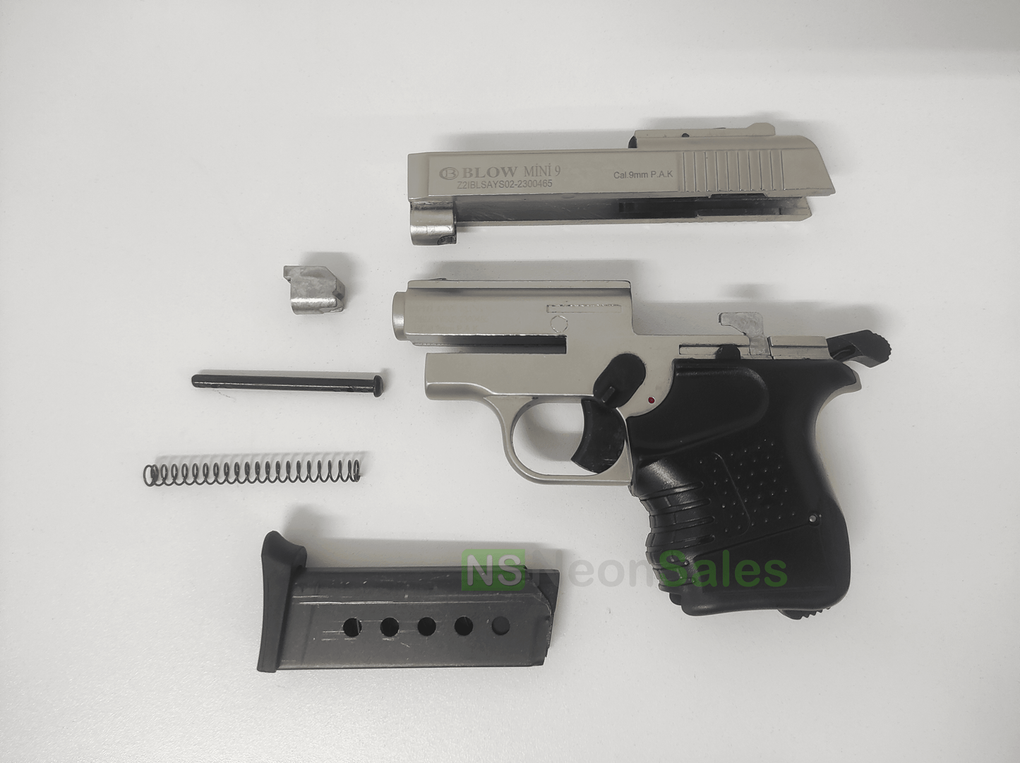 BLOW MINI 9 - SATIN W/ BLACK GRIPS & TRIM - NeonSales {{ shop.shopifyCountryName }}