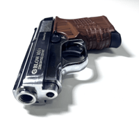 BLOW MINI 9 SHINY CHROME W/BROWN GRIPS + 15 BLANKS - NeonSales {{ shop.shopifyCountryName }}