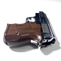 BLOW MINI 9 SHINY CHROME W/BROWN GRIPS + 15 BLANKS - NeonSales {{ shop.shopifyCountryName }}