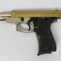 BLOW P29 BLANK GUN - GOLD W/ BLACK GRIPS & TRIM - NeonSales {{ shop.shopifyCountryName }}