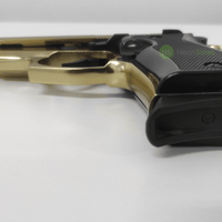 BLOW P29 BLANK GUN - GOLD W/ BLACK GRIPS & TRIM - NeonSales {{ shop.shopifyCountryName }}