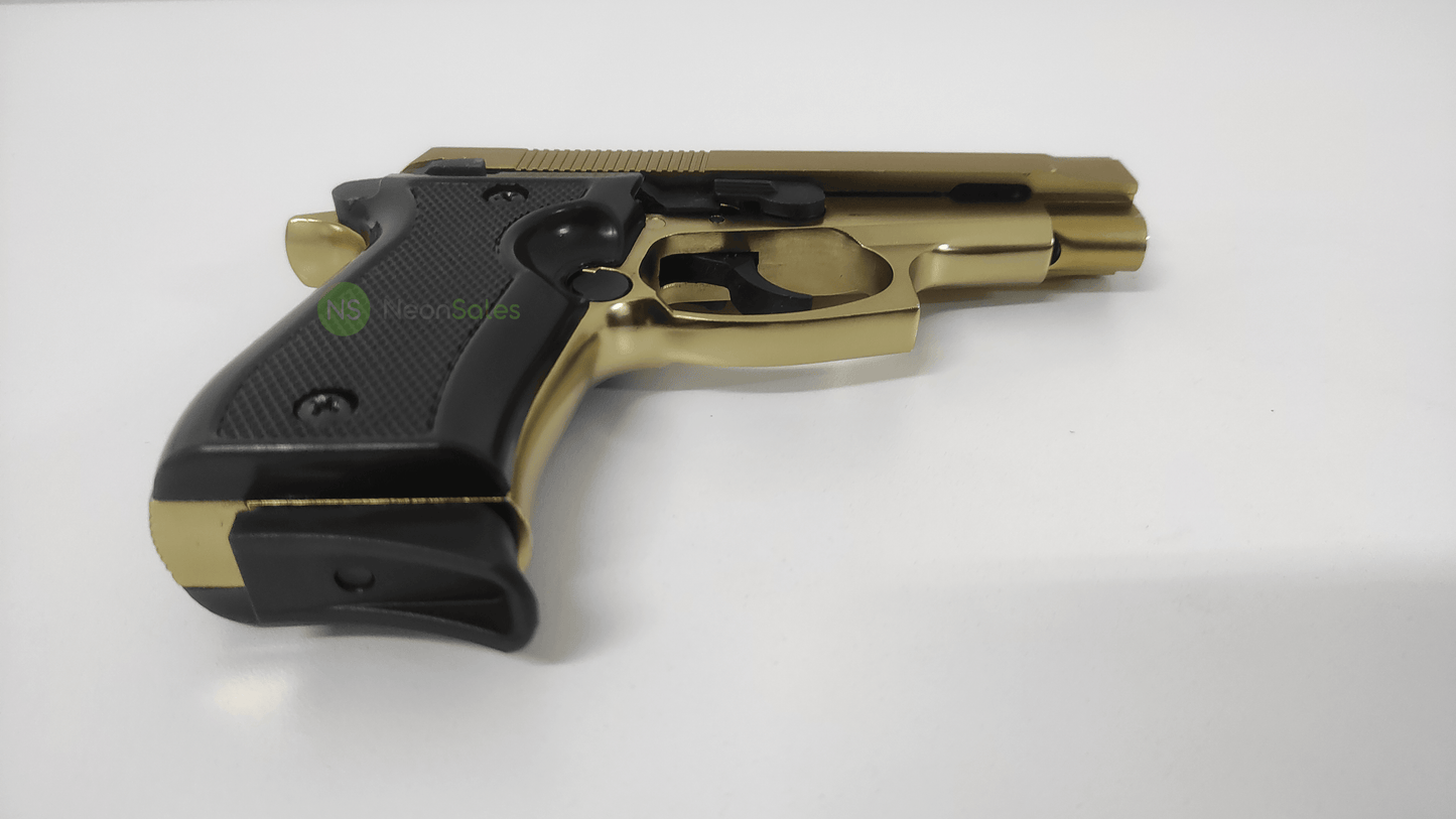 BLOW P29 BLANK GUN - GOLD W/ BLACK GRIPS & TRIM - NeonSales {{ shop.shopifyCountryName }}
