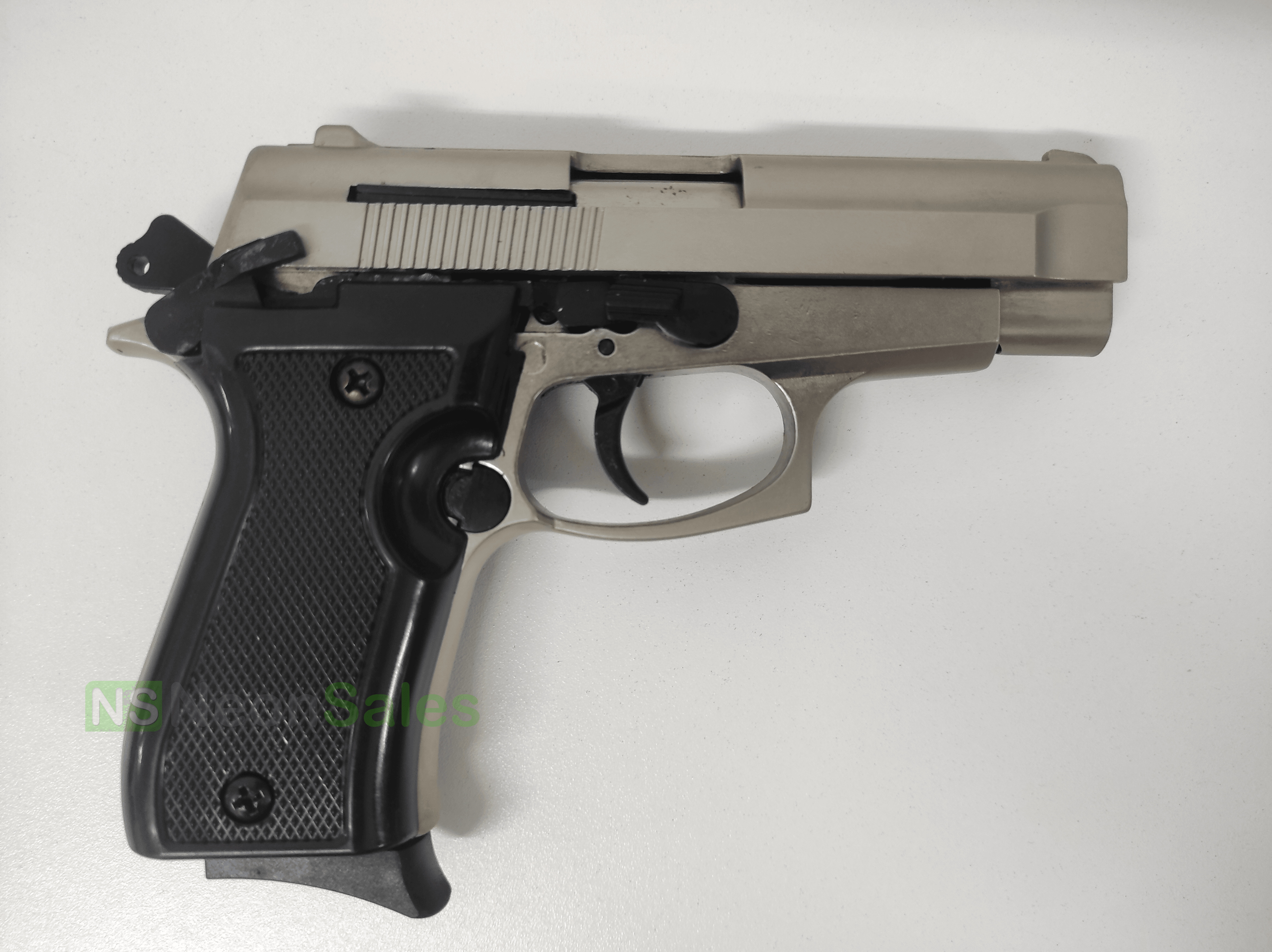 BLOW P29 BLANK GUN - SATIN W/ BLACK GRIPS & - NeonSales {{ shop.shopifyCountryName }}