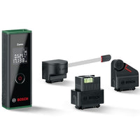 Bosch Zamo III laser measurer with tape, wheel and line adapters