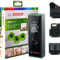 Bosch Zamo III Set with retail box, laser measurer and three adapters