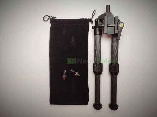 BP01A PICATINNY BIPOD, RUBBER + SPIKE FEET - CF - NeonSales {{ shop.shopifyCountryName }}