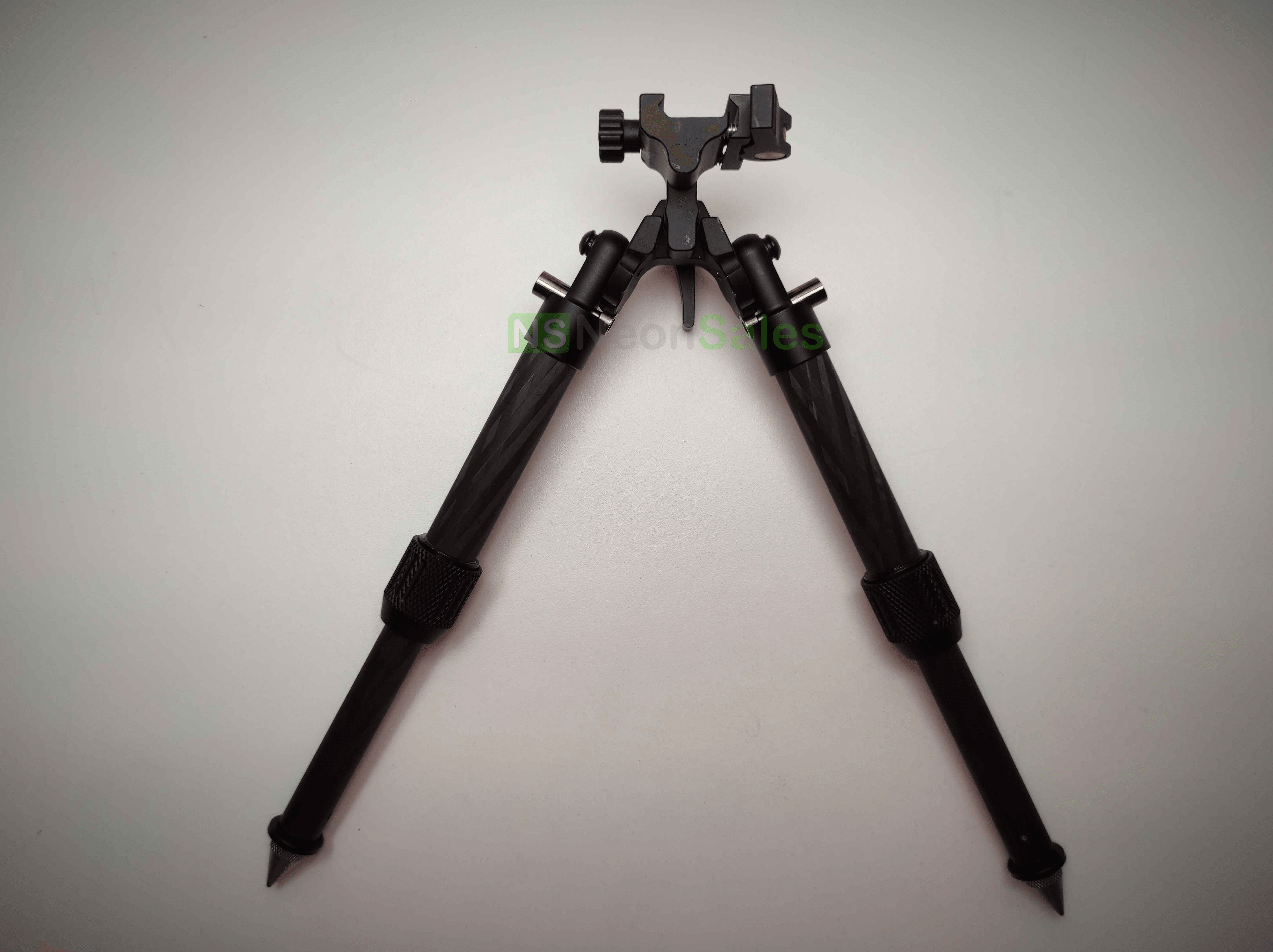 BP01A PICATINNY BIPOD, RUBBER + SPIKE FEET - CF - NeonSales South Africa