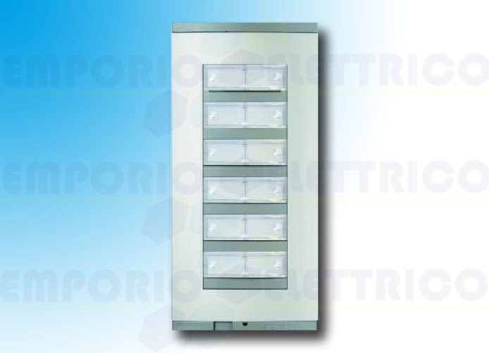 BPT HPP/12D 12-button front plate view 2
