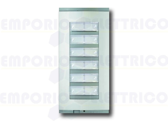 BPT HPP/12D 12-button front plate view 3