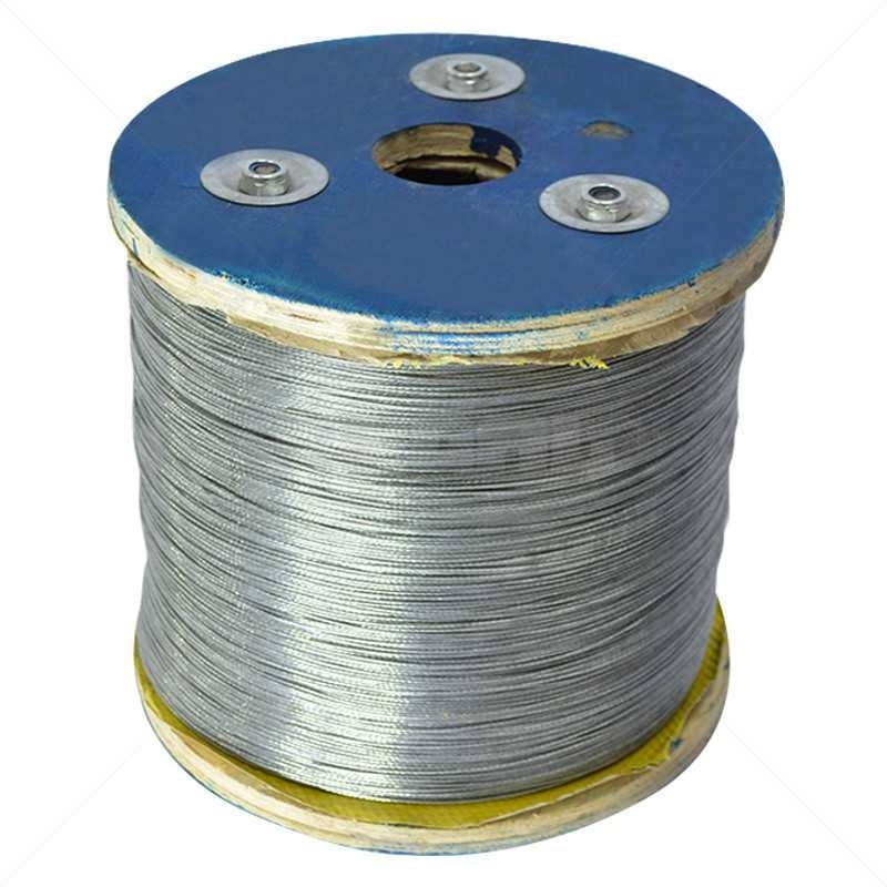 BRAIDED WIRE GALVANISED 1.2MM 3000M 22KG RE - NeonSales {{ shop.shopifyCountryName }}