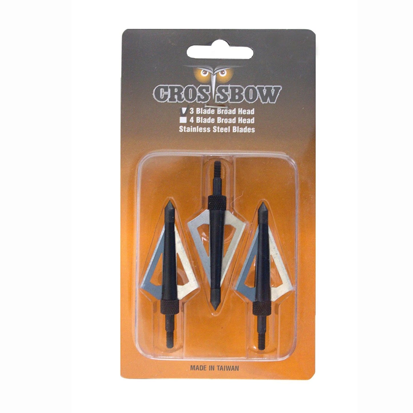 BROADHEAD 3 BLADE ARROW TIPS (3 PACK) - 121.2 GR - NeonSales {{ shop.shopifyCountryName }}