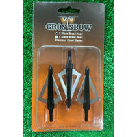 BROADHEAD 3 BLADE ARROW TIPS (3 PACK) - 121.2 GR - NeonSales {{ shop.shopifyCountryName }}