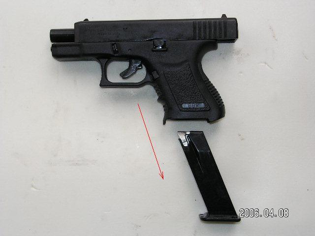 BRUNI MINI GAP (GLOCK 26 REPLICA) BLANK GUN - BLK - NeonSales South Africa