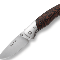 BUCK B835 BRS SELKIRK BRW/BLK MICARTA(BOX)-REG
