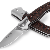 BUCK B835 BRS SELKIRK BRW/BLK MICARTA(BOX)-REG