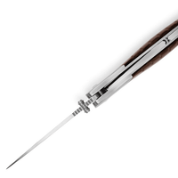 BUCK B836 BRS SELKIRK FOLDING BLK/BRN MICARTA-REG