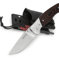 BUCK B836 BRS SELKIRK FOLDING BLK/BRN MICARTA-REG