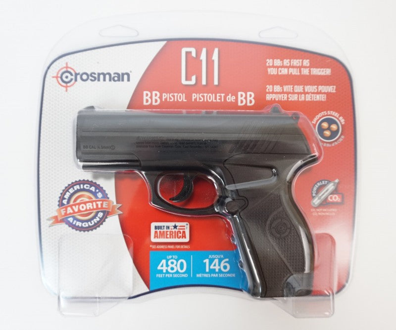Crosman C11 4.5mm CO2 BB pistol - retail packaging