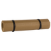 Tan roll-up foam camping mat with carry straps