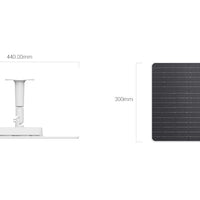 EZVIZ 24W solar panel dimensions: 440 x 300 x 220.6 mm