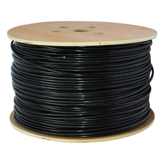 CAT5E SHIELDED OUTDOOR UV BLACK CABLE ROLL 500M - NeonSales {{ shop.shopifyCountryName }}