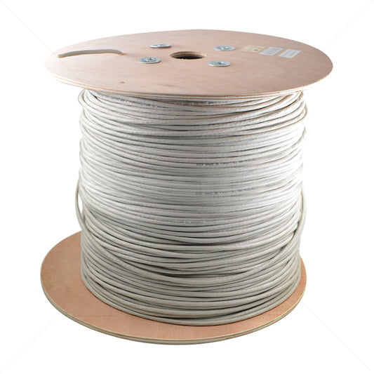 CAT6 SHIELDED SOLID COPPER INDOOR GREY CABLE ROLL - NeonSales {{ shop.shopifyCountryName }}