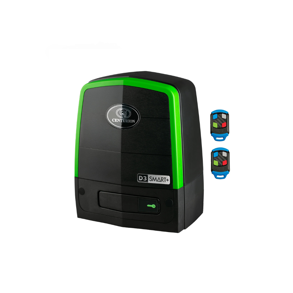 CENTURION D3 SMART+ sliding gate motor with two TX4 remotes