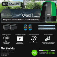 CENTURION D6 SMART MOTOR KIT + 2 RACKS + 2 BATTERY - NeonSales {{ shop.shopifyCountryName }}