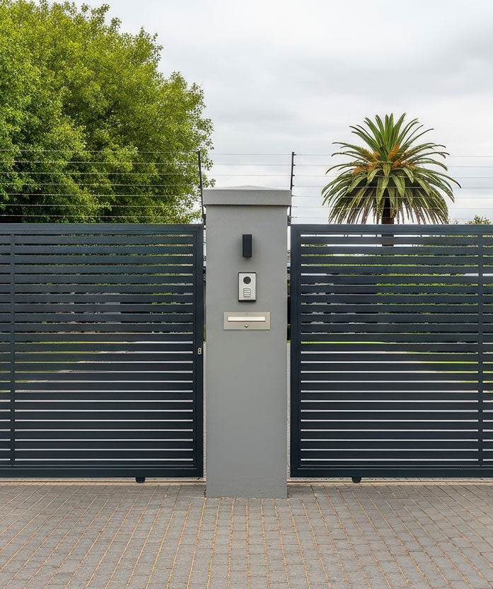 CENTURION D6 SMART+ installed at a sliding gate