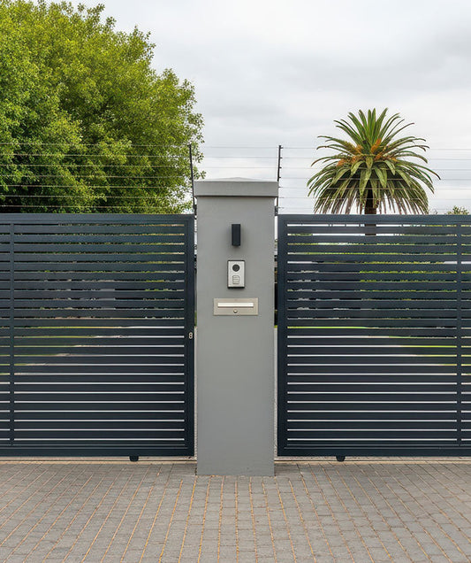 CENTURION D6 SMART+ installed at a sliding gate