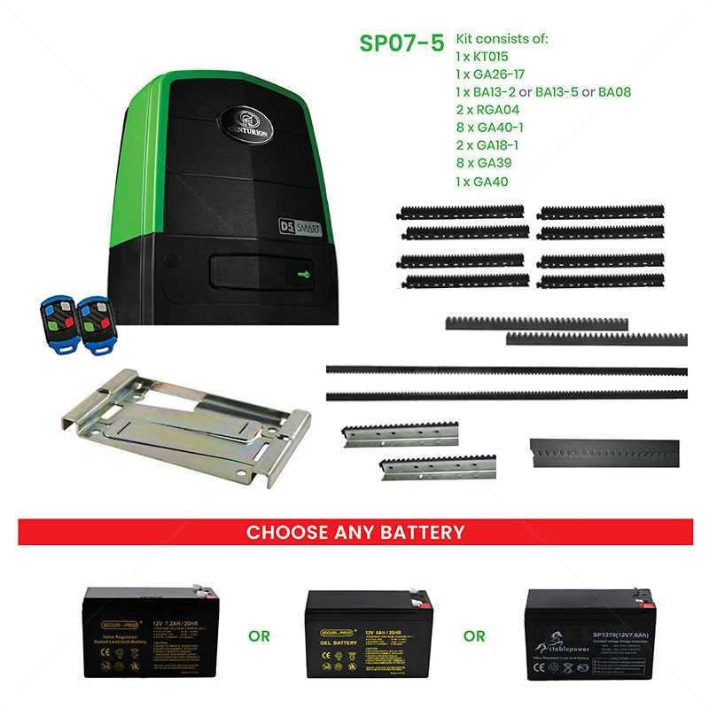 CENTURION SLIDING GATE MOTOR KIT D5 EVO SMA - NeonSales {{ shop.shopifyCountryName }}
