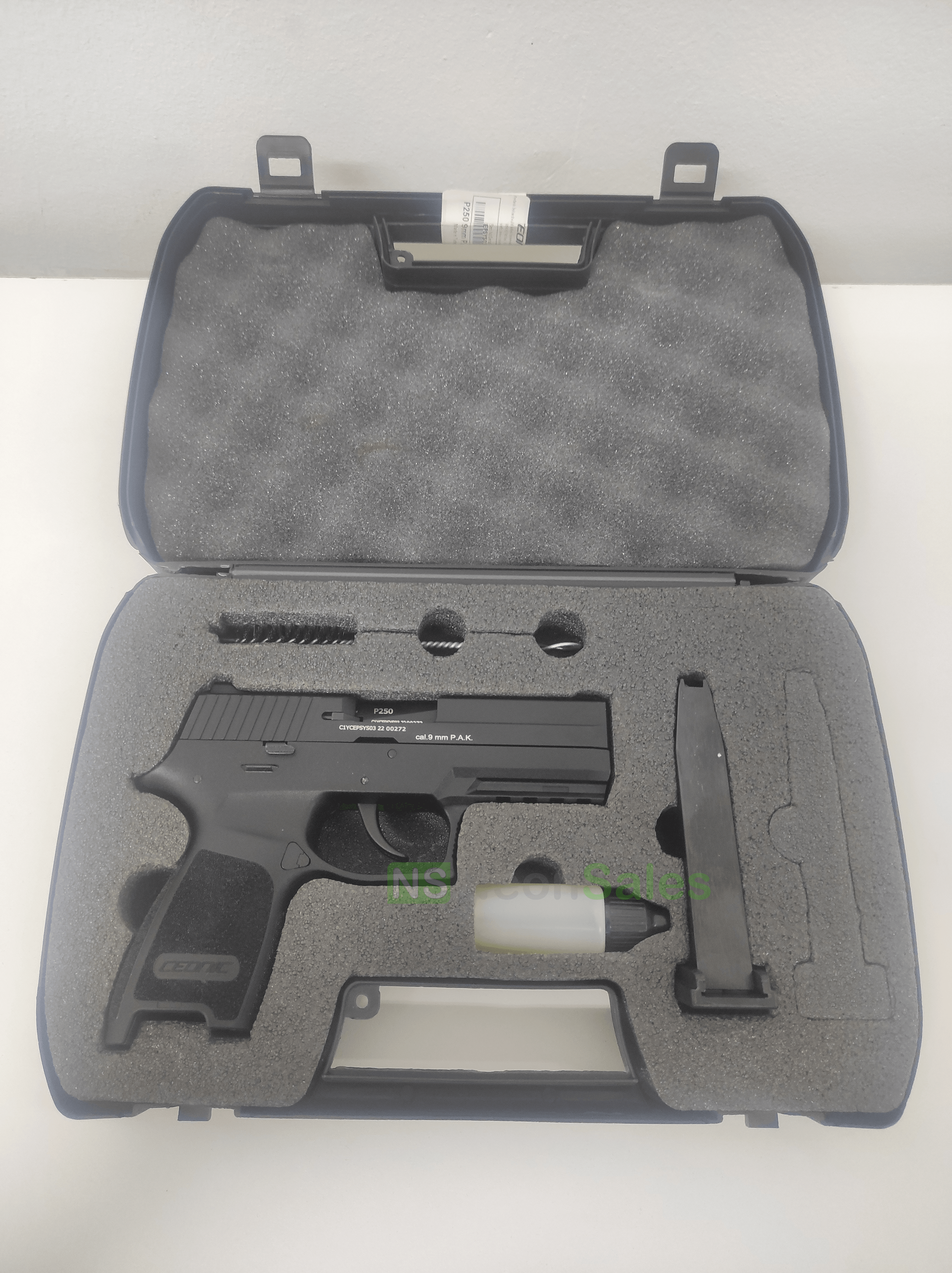 CEONIC P250 (P320 REPLICA) BLANK GUN - BLACK - NeonSales {{ shop.shopifyCountryName }}