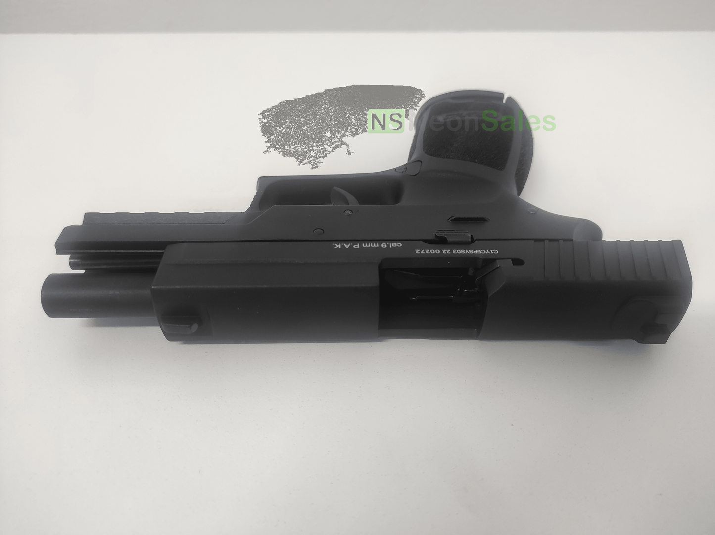 CEONIC P250 (P320 REPLICA) BLANK GUN - BLACK - NeonSales {{ shop.shopifyCountryName }}