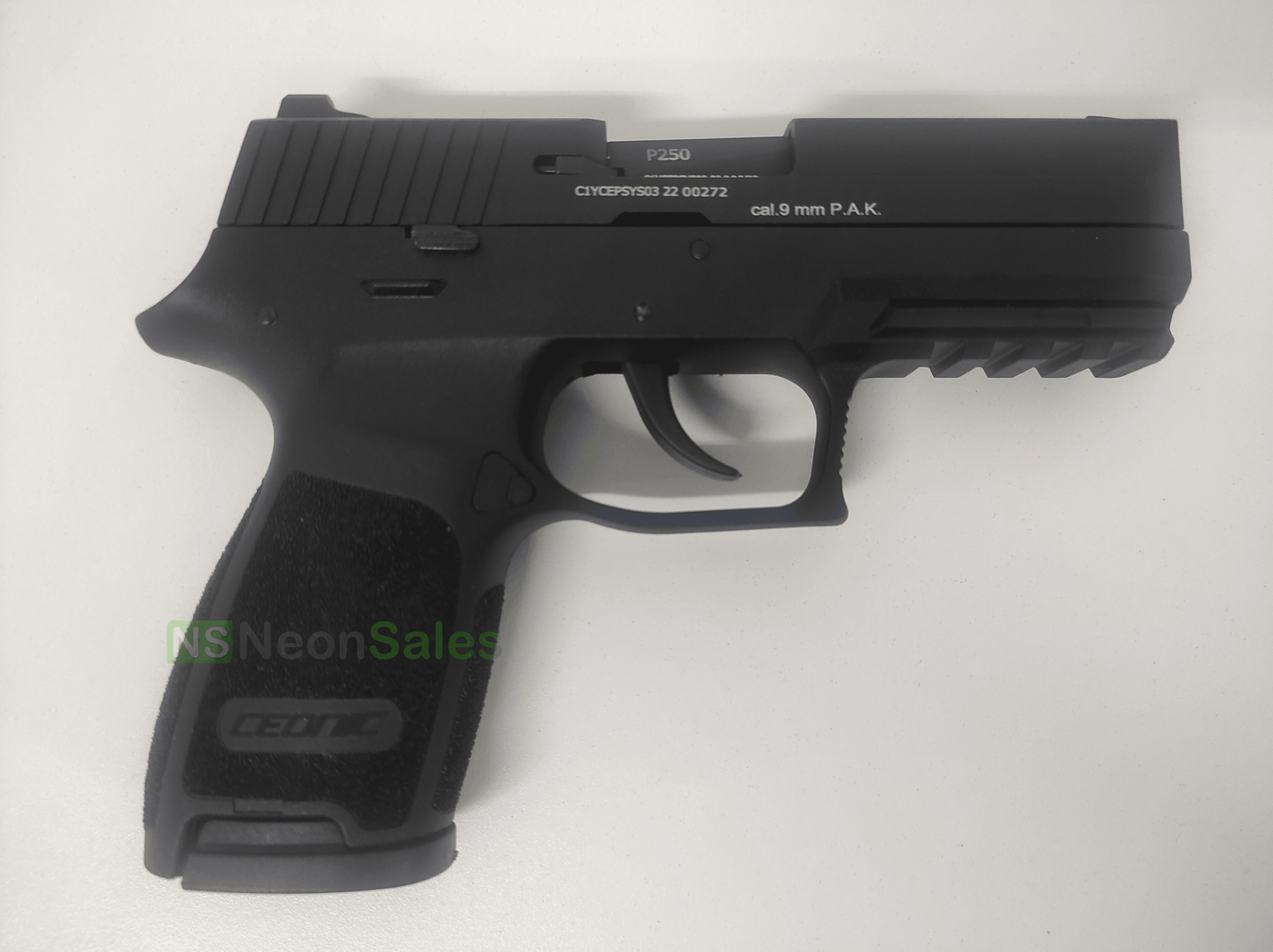 CEONIC P250 (P320 REPLICA) BLANK GUN - BLACK - NeonSales {{ shop.shopifyCountryName }}