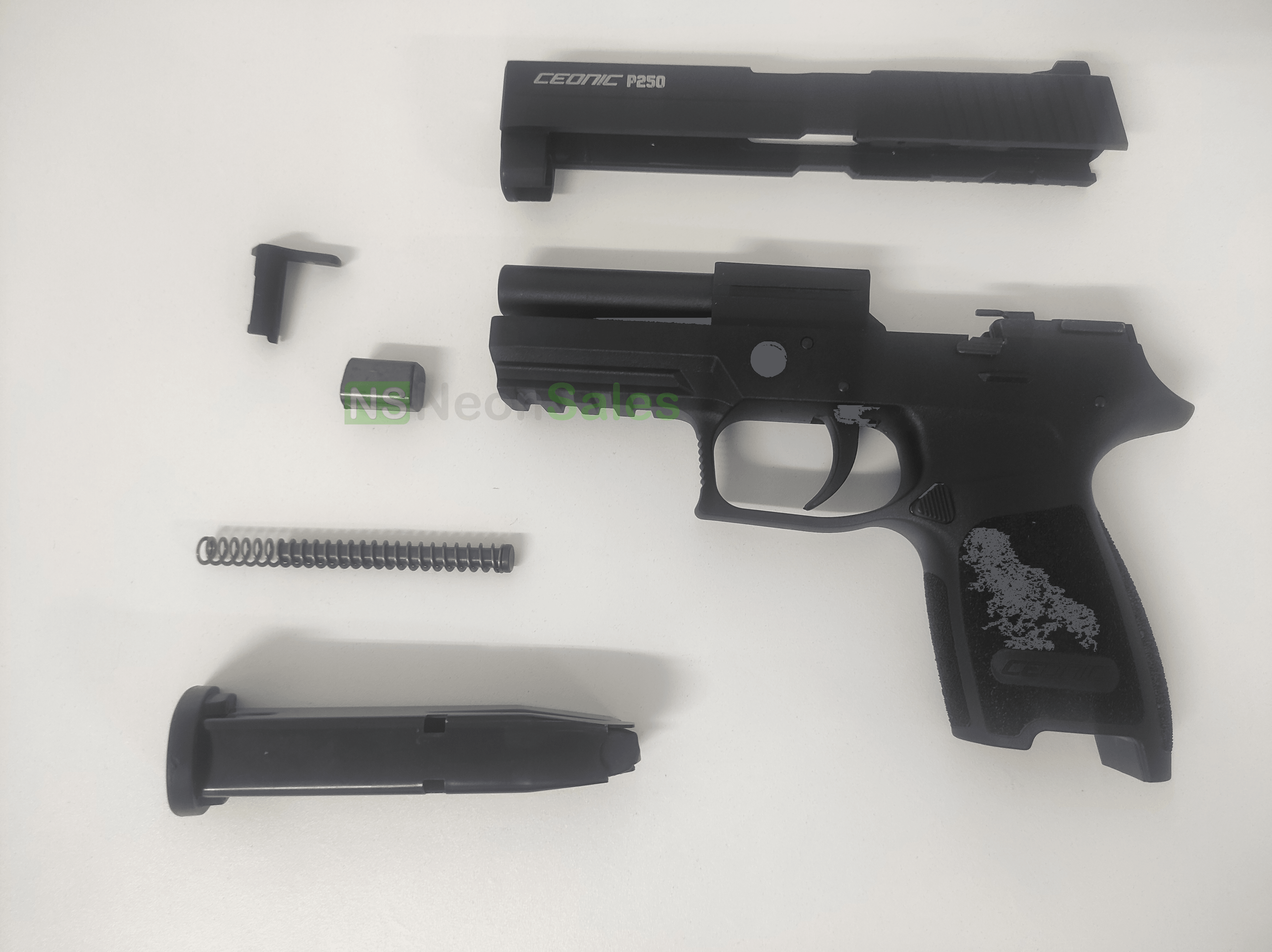 CEONIC P250 (P320 REPLICA) BLANK GUN - BLACK - NeonSales {{ shop.shopifyCountryName }}