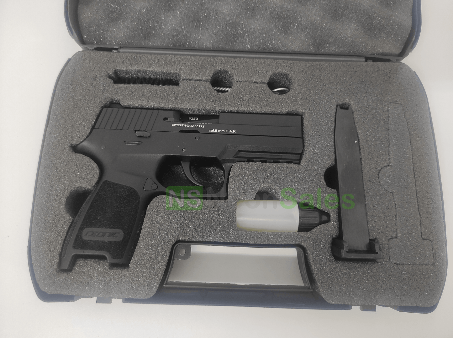 CEONIC P250 (P320 REPLICA) BLANK GUN - BLACK - NeonSales {{ shop.shopifyCountryName }}