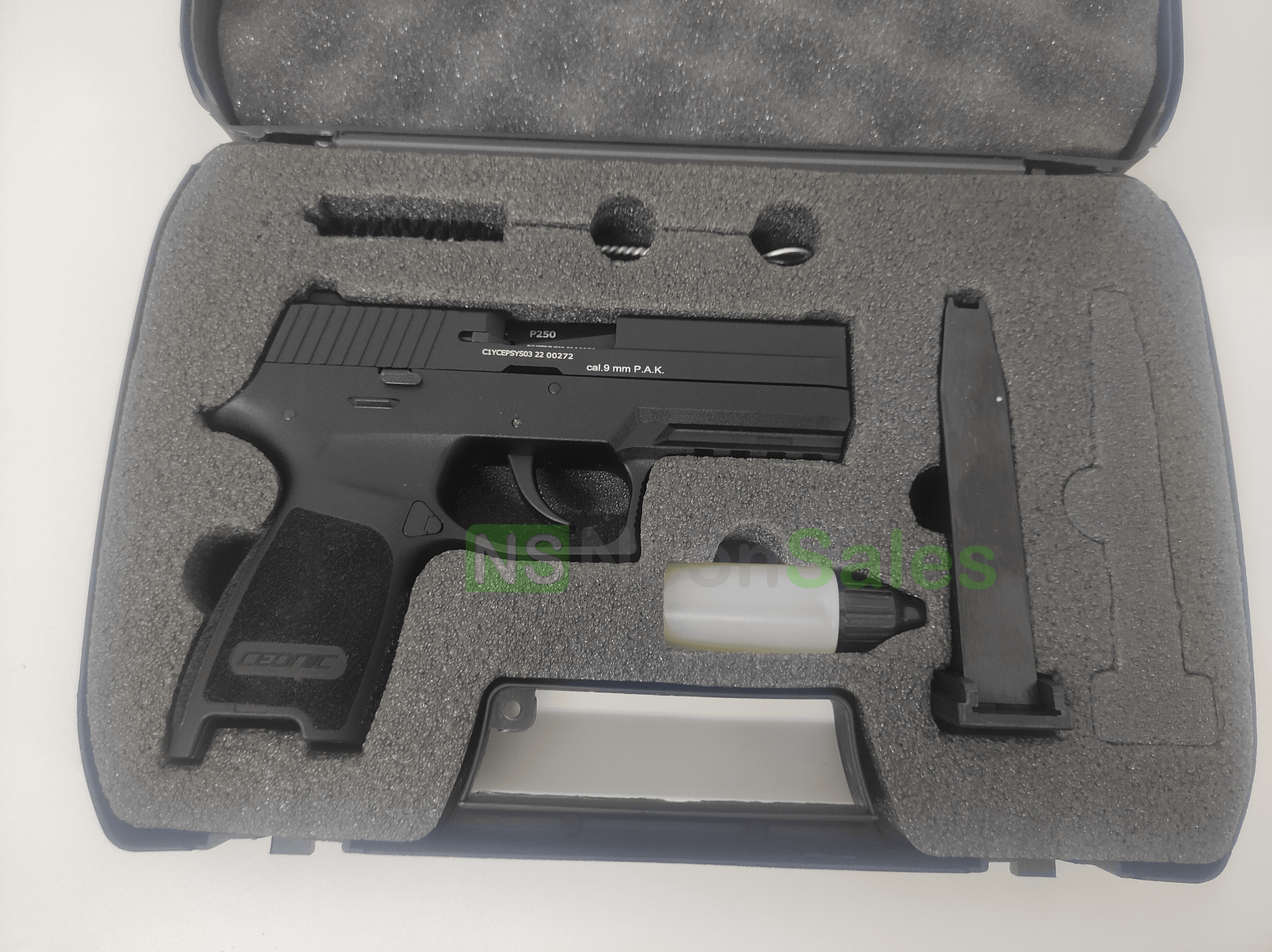 CEONIC P250 (P320 REPLICA) BLANK GUN - BLACK - NeonSales {{ shop.shopifyCountryName }}