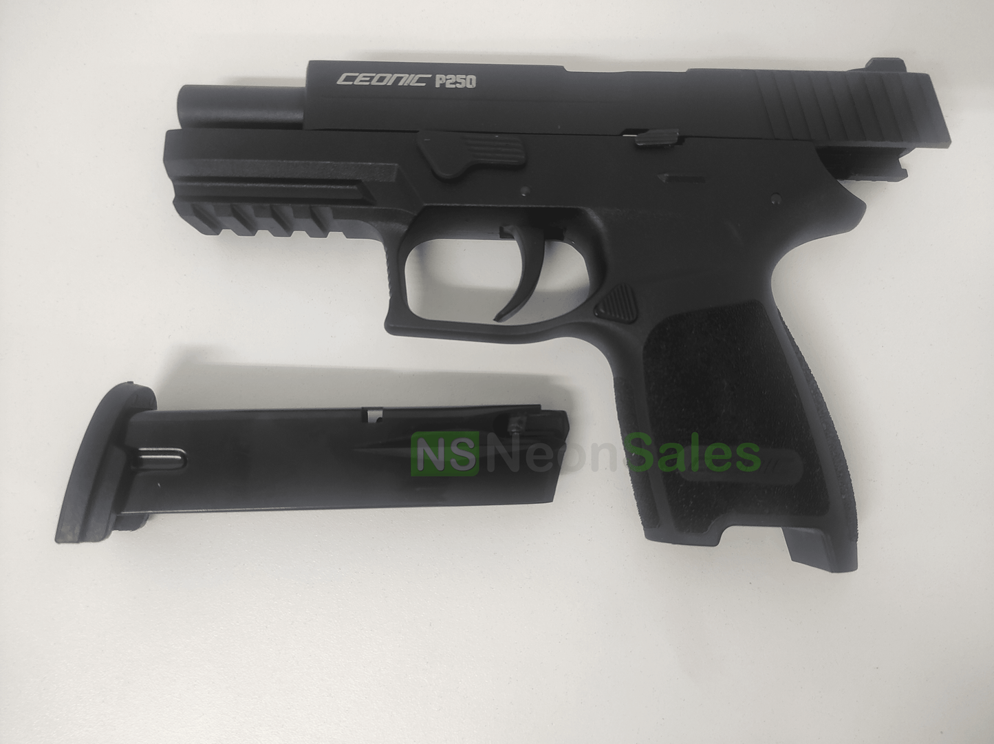 CEONIC P250 (P320 REPLICA) BLANK GUN - BLACK - NeonSales {{ shop.shopifyCountryName }}
