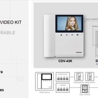 COMMAX 4.3" COLOUR VIDEO INTERCOM KIT - NeonSales {{ shop.shopifyCountryName }}