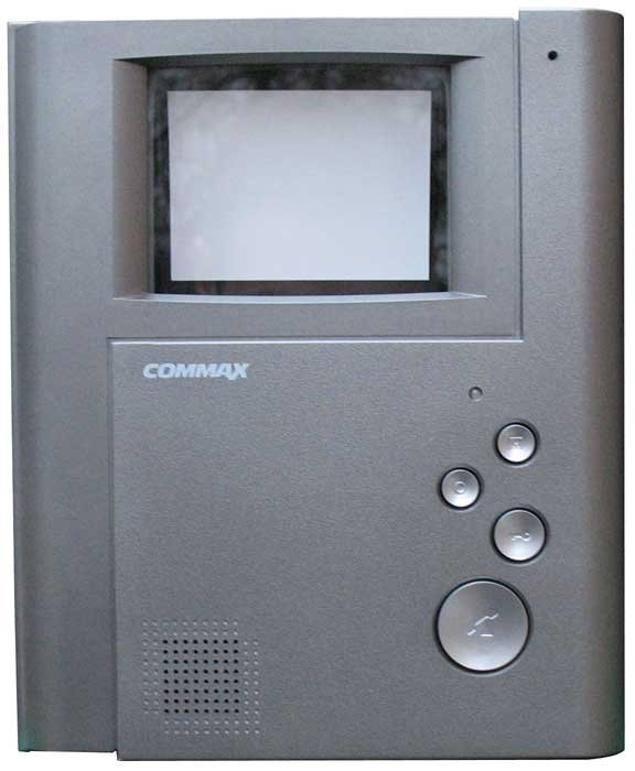 COMMAX DPV-4LH black-and-white hands-free video monitor close-up