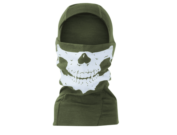 COTTON BALACLAVA SKULL PRINT - OD - NeonSales South Africa