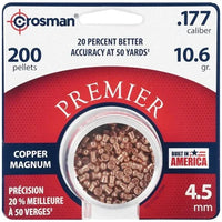 CROSMAN 4.5MM COPPER DOME 10.6GR - 200'S - NeonSales {{ shop.shopifyCountryName }}