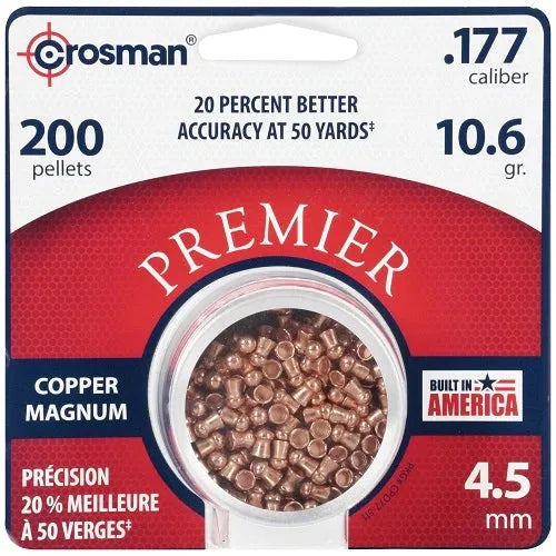 CROSMAN 4.5MM COPPER DOME 10.6GR - 200'S - NeonSales {{ shop.shopifyCountryName }}