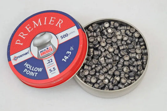 CROSMAN 5.5MM PREMIER HOLLOW POINT 14.3GR - 500'S - NeonSales {{ shop.shopifyCountryName }}