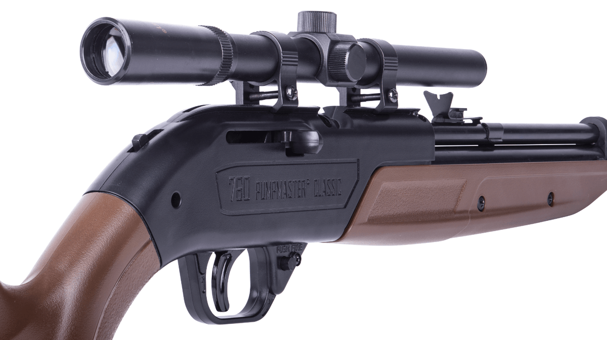 CROSMAN 760X AIR RIFLE + 4X15 SCOPE