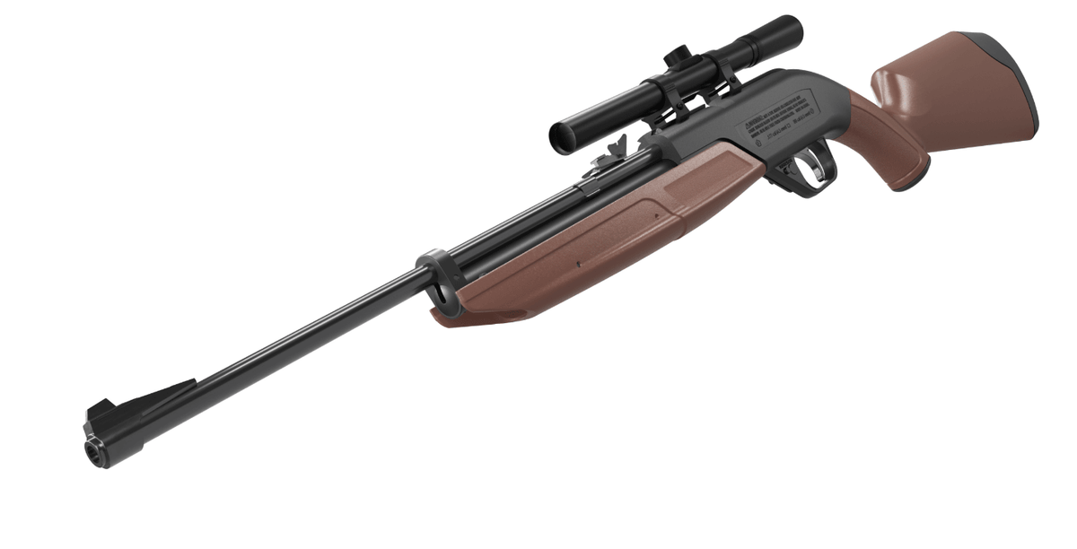 CROSMAN 760X AIR RIFLE + 4X15 SCOPE