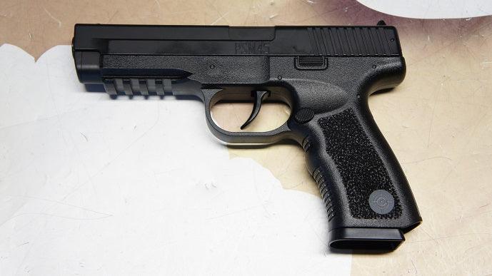 CROSMAN PSM45 SPRING COCKING PISTOL, 4.5MM CAL - NeonSales {{ shop.shopifyCountryName }}