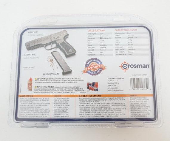 CROSMAN PSM45 SPRING COCKING PISTOL, 4.5MM CAL - NeonSales {{ shop.shopifyCountryName }}