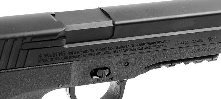 CROSMAN PSM45 SPRING COCKING PISTOL, 4.5MM CAL - NeonSales {{ shop.shopifyCountryName }}