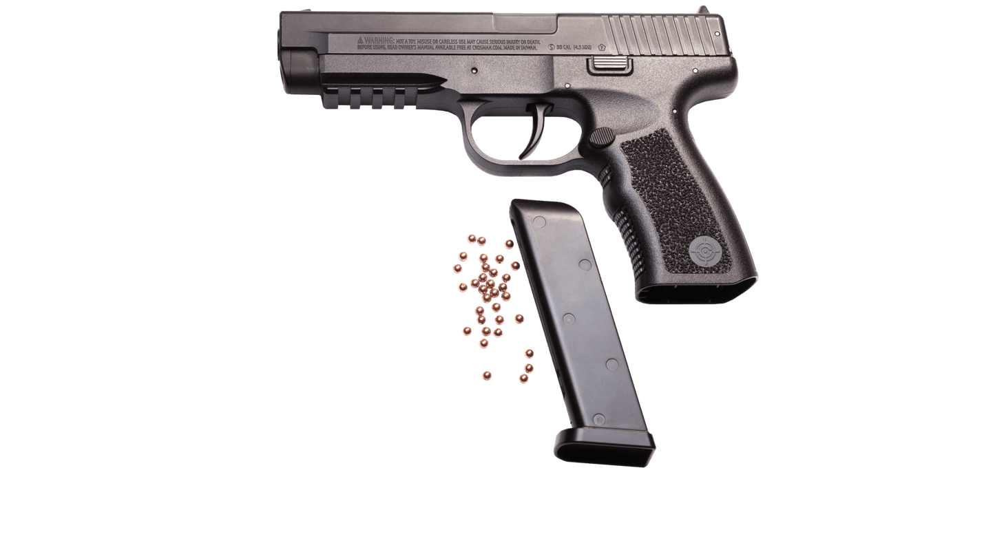 CROSMAN PSM45 SPRING COCKING PISTOL, 4.5MM CAL - NeonSales {{ shop.shopifyCountryName }}
